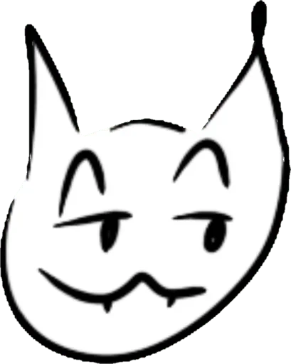 😏 Стикер «Cursed Cat» для Telegram