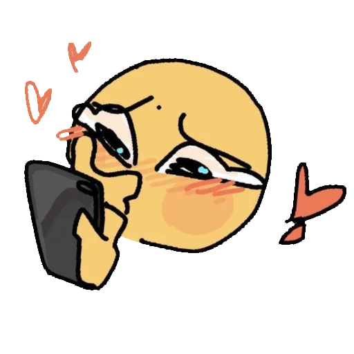 ❤️ Стикер «Cursed emojis» для Telegram
