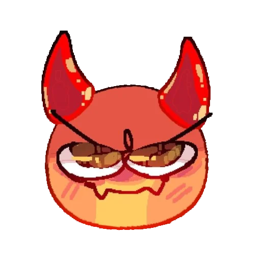 😈 Стикер «Cursed emojis» для Telegram