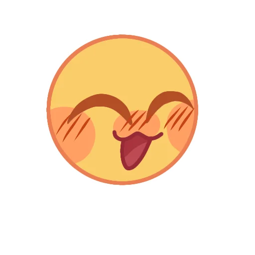 😄 Стикер «Cursed Emojies UwU» для Telegram