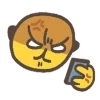 Стикер 30 ️ cursed emoji - курсед смайлы