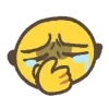 Стикер 6 ️ cursed emoji - курсед смайлы