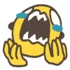 Стикер 28 ️ cursed emoji - курсед смайлы