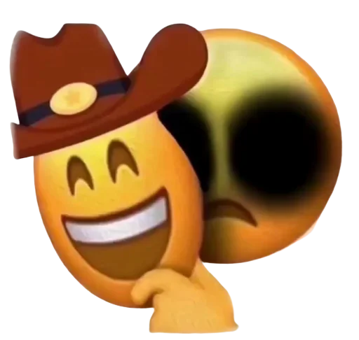 🤠 Стикер «cursedemoji» для Telegram
