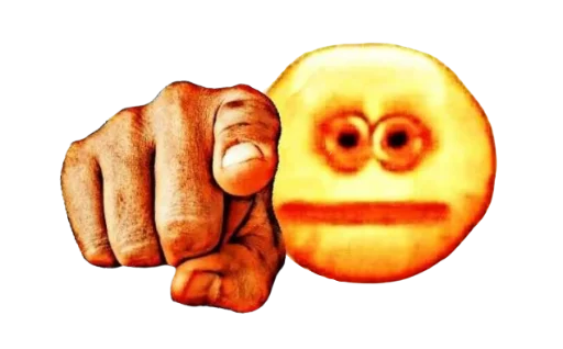 👇 Стикер «cursedemoji» для Telegram