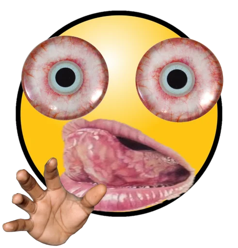 🤤 Стикер «cursedemoji» для Telegram
