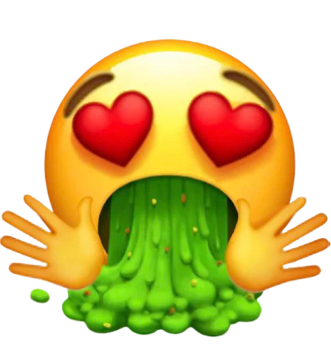 🤮 Стикер «cursedemoji 2» для Telegram
