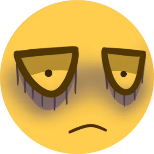 🙁 Стикер «cursedemoji 2» для Telegram