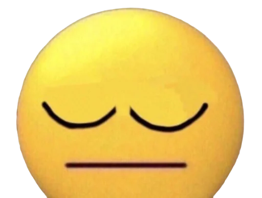 😑 Стикер «cursedemoji 2» для Telegram