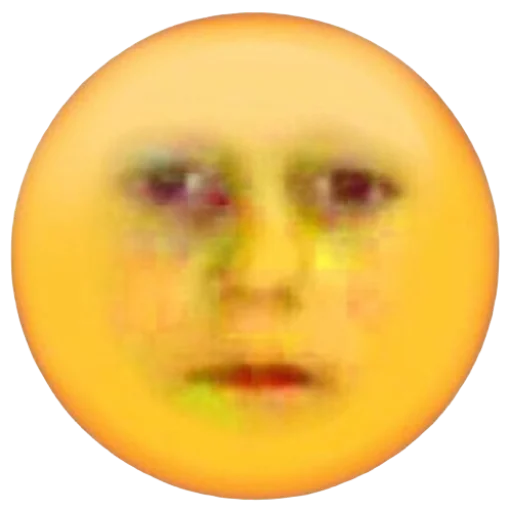 😶 Стикер «cursedemoji 2» для Telegram