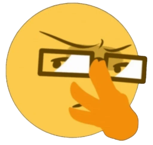 🤔 Стикер «cursedemoji 2» для Telegram