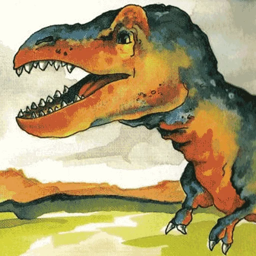 🤴 Стикер «cursed dinosaurs» для Telegram