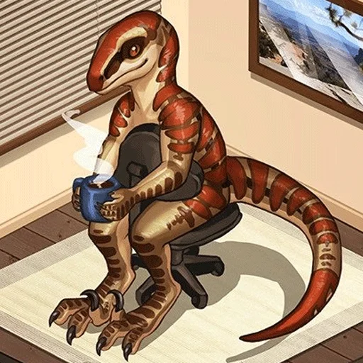 🤡 Стикер «cursed dinosaurs» для Telegram