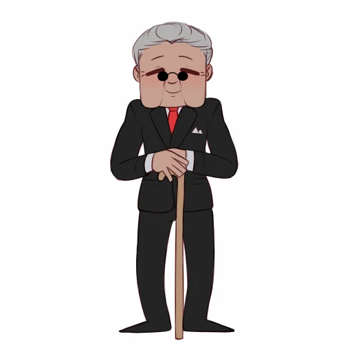 👨‍🦳 Стикер «Cursed Kaneuss» для Telegram
