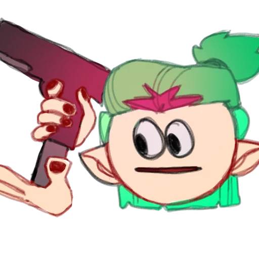 🔫 Стикер «cursed lumity» для Telegram