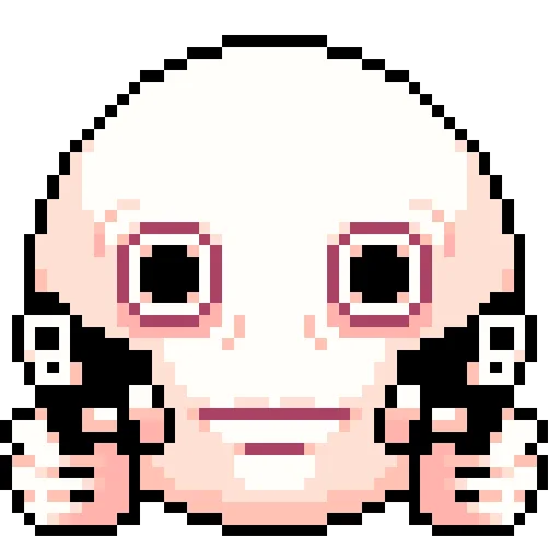😶 Стикер «Cursed Pixelmoji» для Telegram