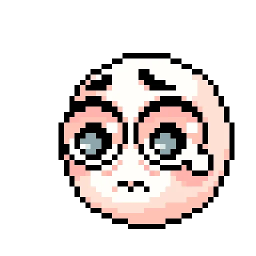 😭 Стикер «Cursed Pixelmoji» для Telegram