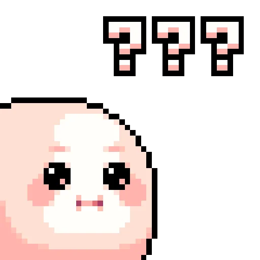 😮 Стикер «Cursed Pixelmoji» для Telegram