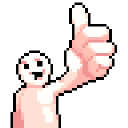 👍 Стикер «Cursed Pixelmoji» для Telegram