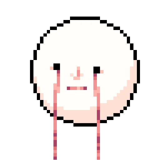 😶 Стикер «Cursed Pixelmoji» для Telegram