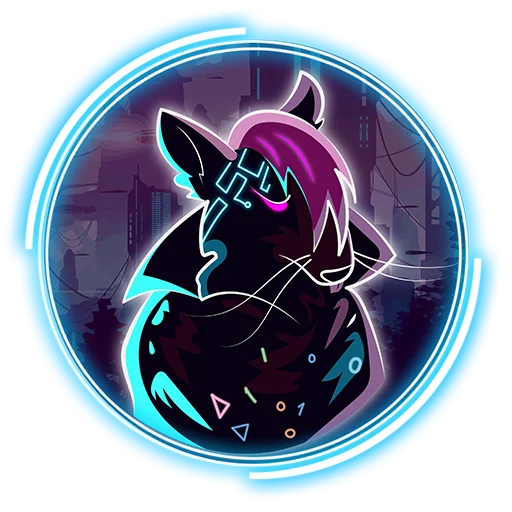 😎 Стикер «CUSTIS cyber pack» для Telegram