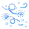 Стикер 28 3D рандом - 3