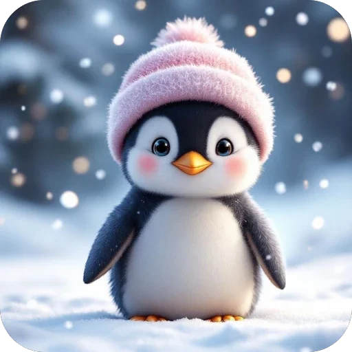 🐧 Стикер «Зимние животные» для Telegram