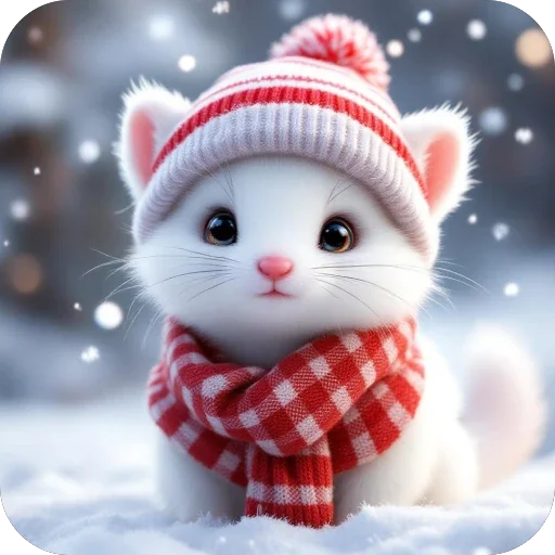 ❄️ Стикер «Зимние животные» для Telegram