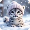 Стикер 11 Милые Зимние Животные