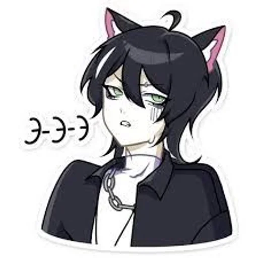 🌟 Стикер «аниме стики» для Telegram