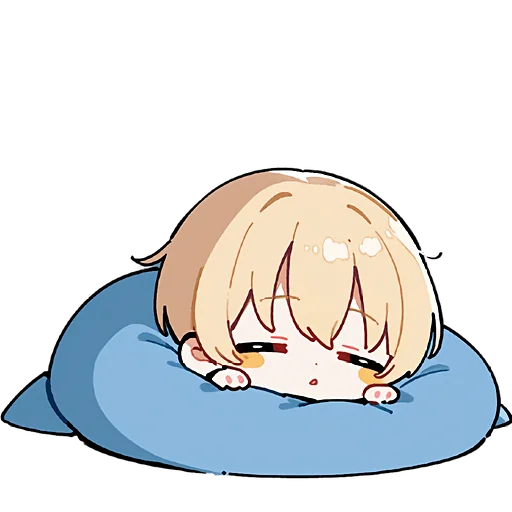 😴 Стикер «Милый Блондин» для Telegram