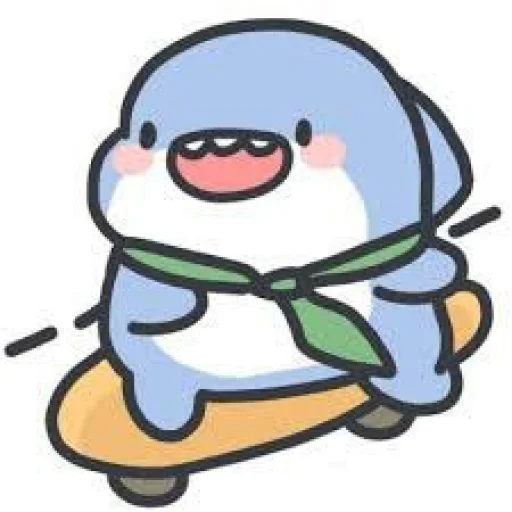 😃 Стикер «cute shark» для Telegram