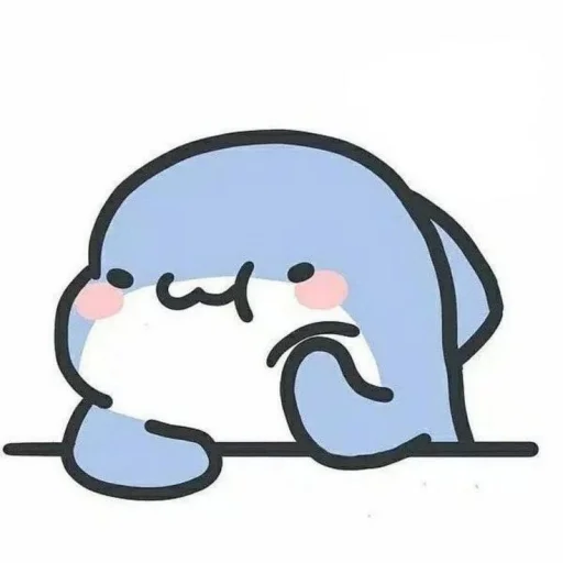 🤔 Стикер «cute shark» для Telegram