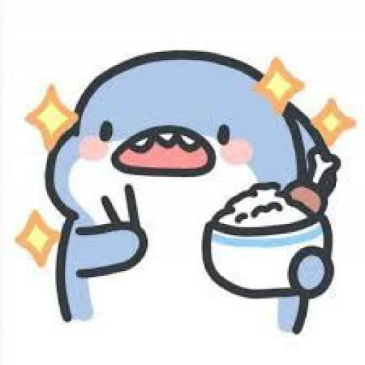 ❤️ Стикер «cute shark» для Telegram