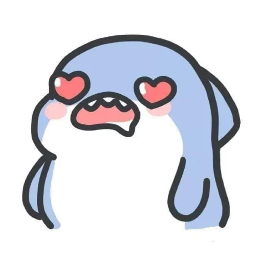 😍 Стикер «cute shark» для Telegram