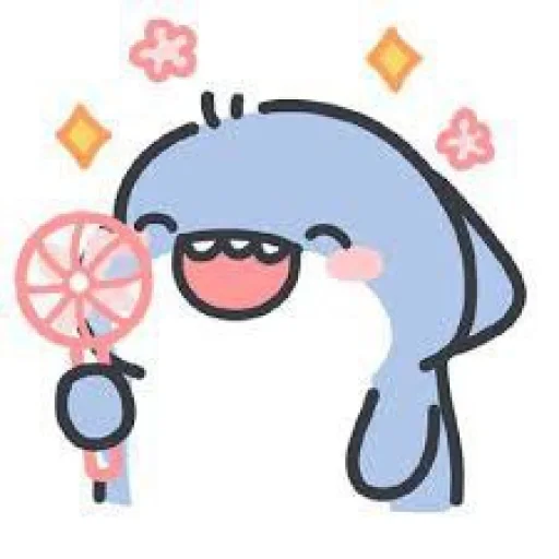 😊 Стикер «cute shark» для Telegram