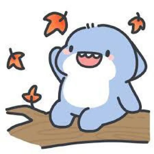 😊 Стикер «cute shark» для Telegram