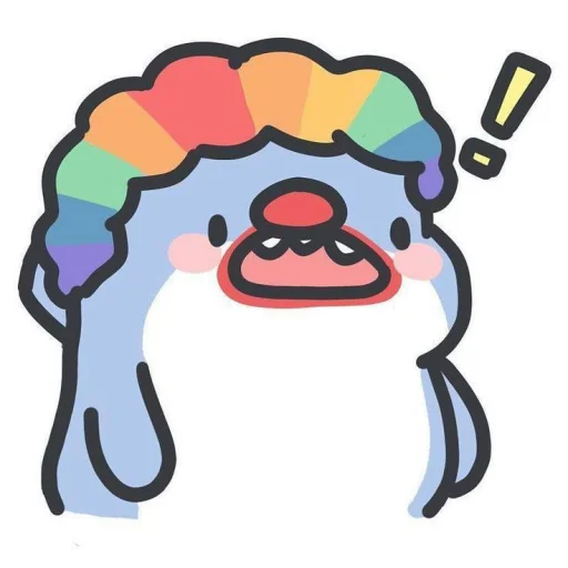 🤡 Стикер «cute shark» для Telegram
