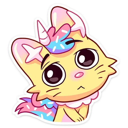 🥺 Стикер «Уютненький Кэнди Кэт» для Telegram