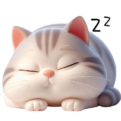 😴 Стикер «Милый котик» для Telegram