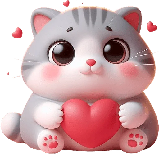 🫶 Стикер «Милый котик» для Telegram