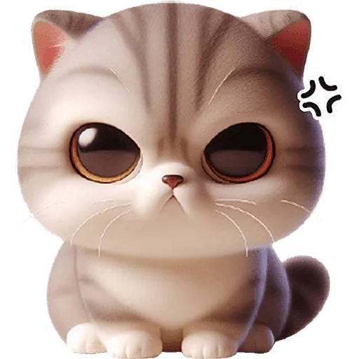 😤 Стикер «Милый котик» для Telegram