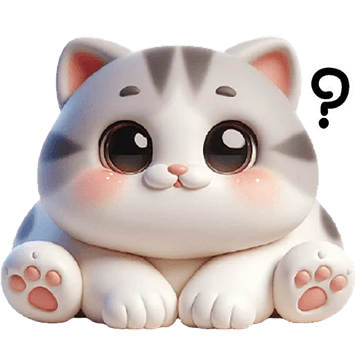 🤔 Стикер «Милый котик» для Telegram