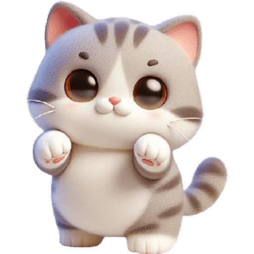 👹 Стикер «Милый котик» для Telegram