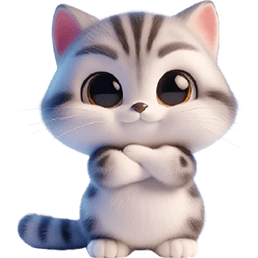 😎 Стикер «Милый котик» для Telegram
