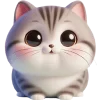 😍 Эмодзи «Милый котик» для Telegram
