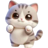 👹 Эмодзи «Милый котик» для Telegram