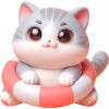 🏊‍♂ Эмодзи «Милый котик» для Telegram