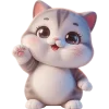 👋 Эмодзи «Милый котик» для Telegram
