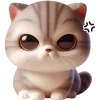 😤 Эмодзи «Милый котик» для Telegram
